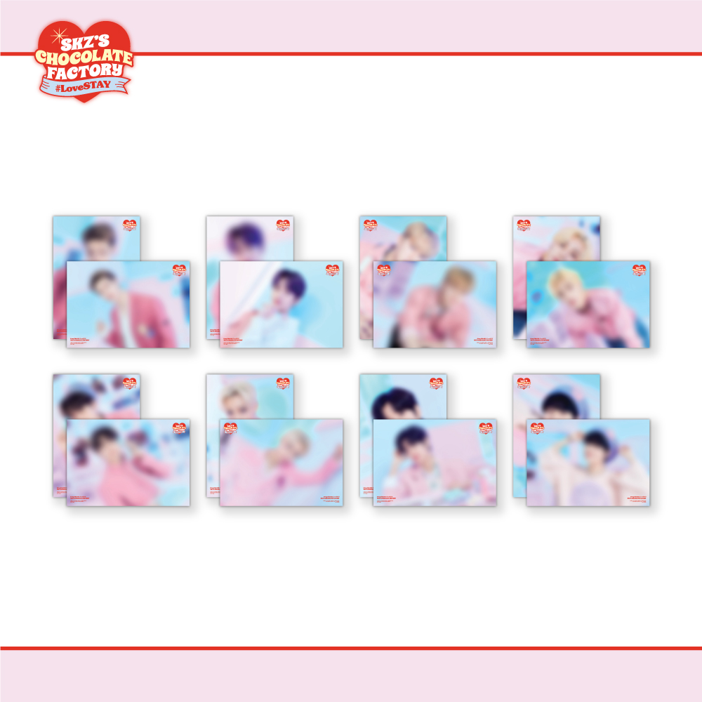 [SKZ GOODS] Stray Kids - POSTER SET [2ND #LoveSTAY 'SKZ'S CHOCOLATE FACTORY'] (1 benefit : 1 item)